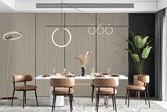 鄂州轻奢风格-餐厅