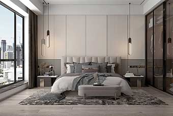 鄂州现代风格-卧室