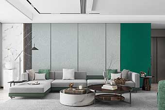 鄂州轻奢风格-客厅