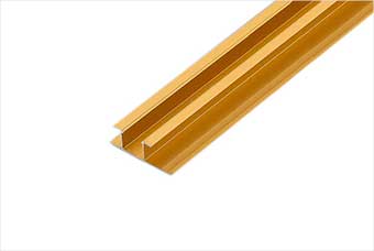 鄂州航空纤维墙咔铝合金带灯中条（钛金氧化）