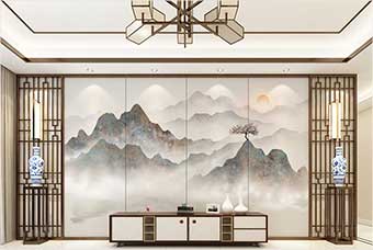 鄂州森佰汇航空纤维（山水画系列）