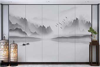 鄂州森佰汇航空纤维（山水画系列）